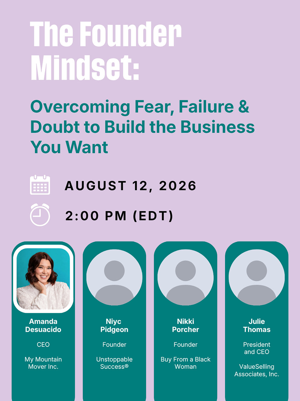 Women|Future Webinar — August 12, 2026